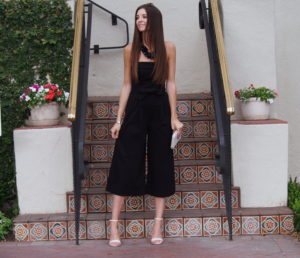 Black Culotte Jumpsuit