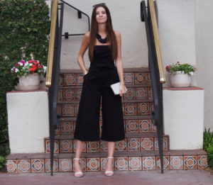 Black Culotte Jumpsuit