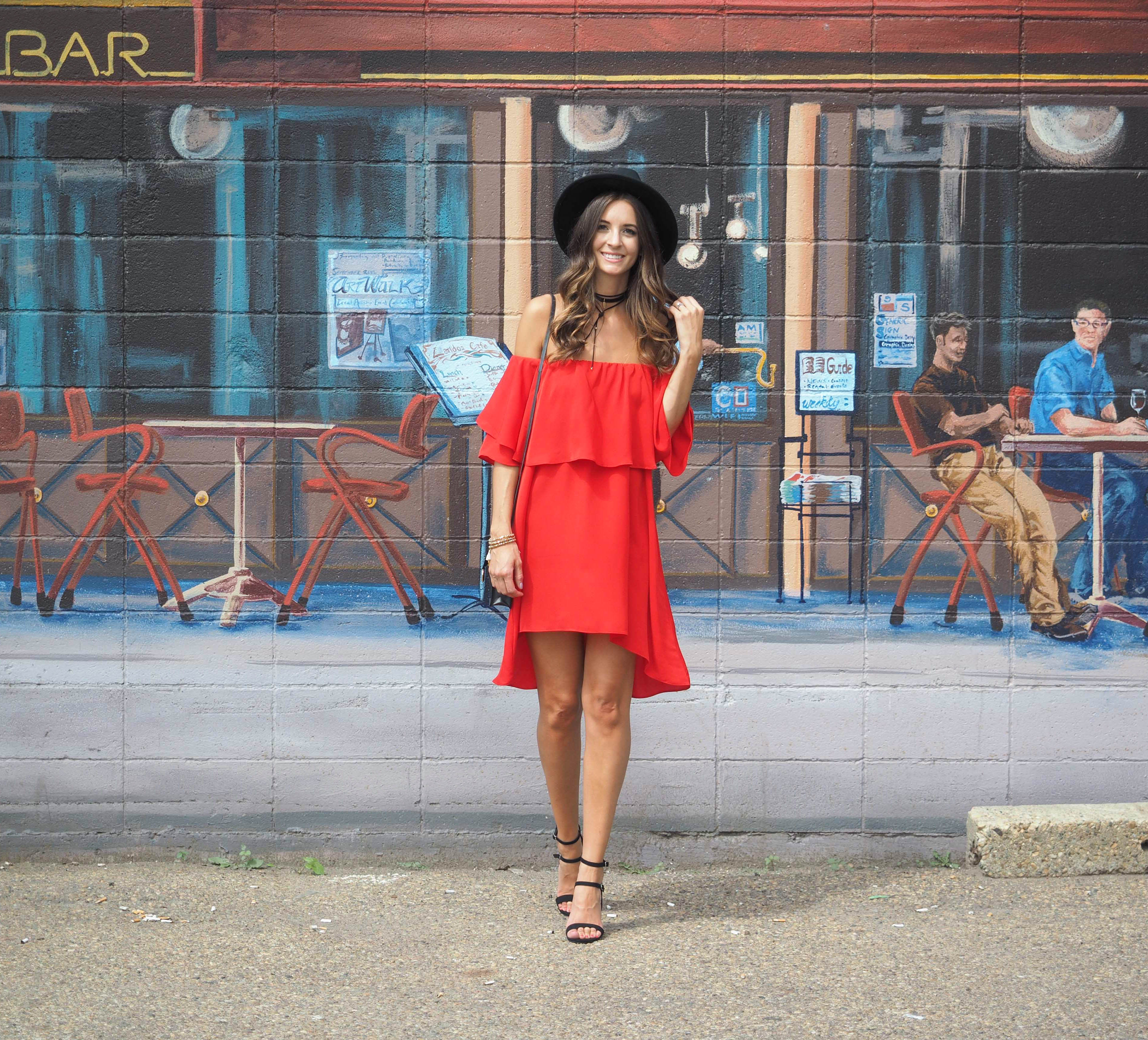 SheIn Red dress