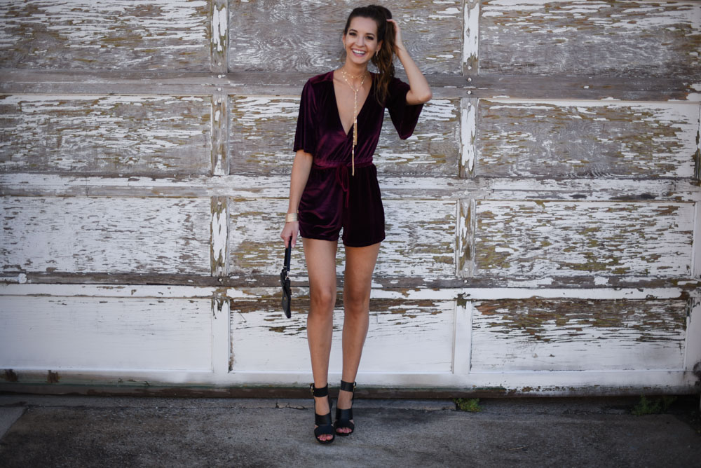 Velvet romper