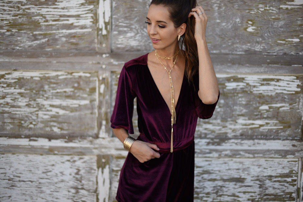 Velvet romper