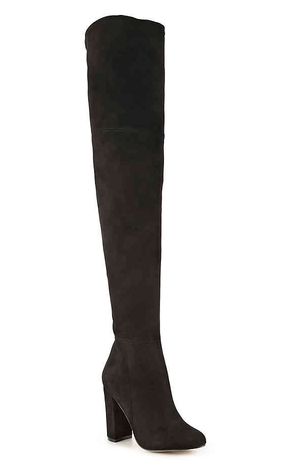 Over The Knee Boots for Slim Legs- My View In Heels