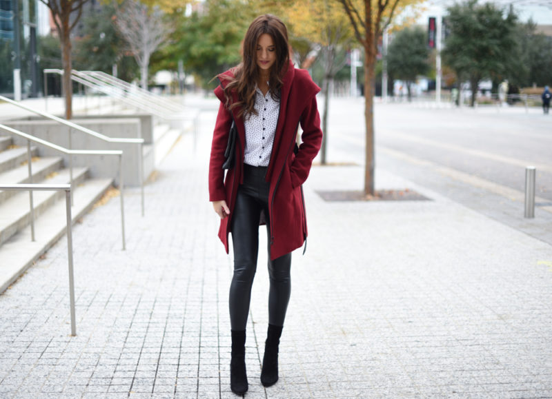 walk on red bottom coat