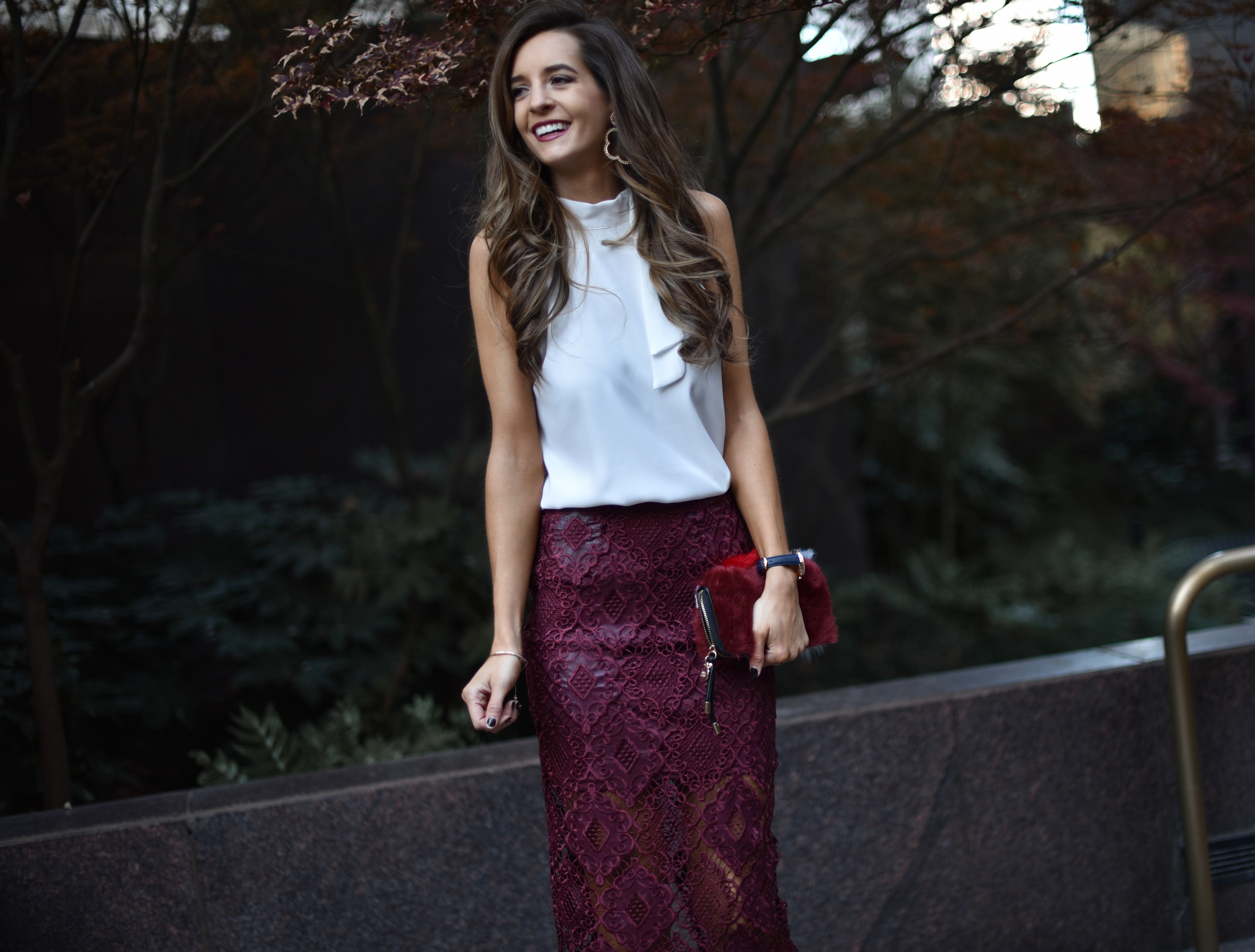 Glamorous Holiday Look, Pencil Skirt